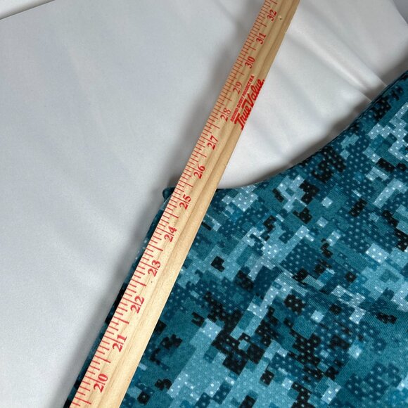 Ideology Boys Medium Pants Pixelated Camo Sweatpants Active Blue Black Warm NWT - Picture 7 of 9